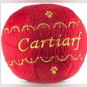 Luxurious Plush Dog Ball